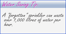 Water saving tip