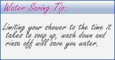 Water saving tip